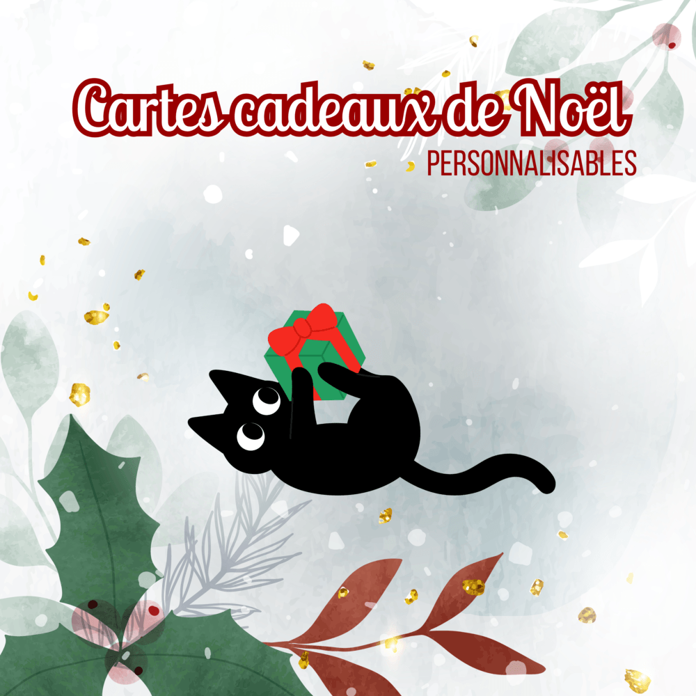 Carte cadeau personnalisée - Version Noël