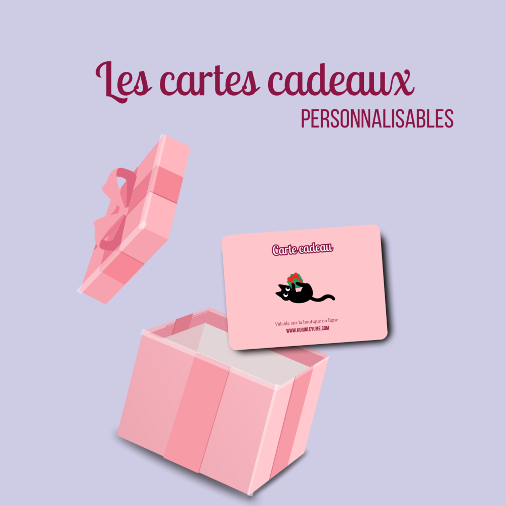 Carte cadeau personnalisée